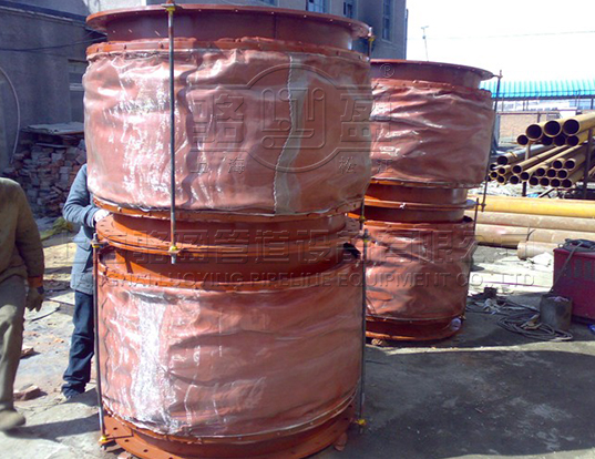 圓形風(fēng)道織物板盒補償器